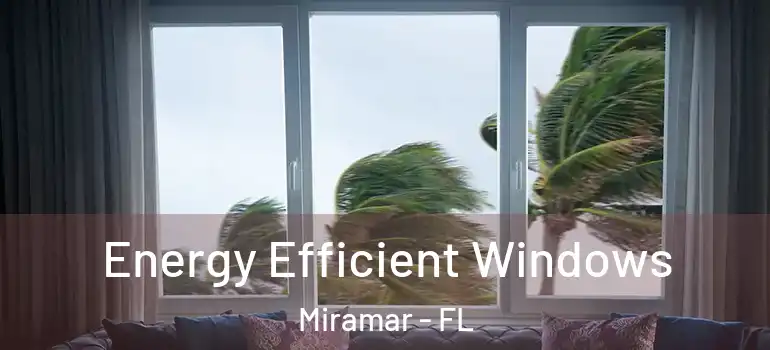  Energy Efficient Windows Miramar - FL